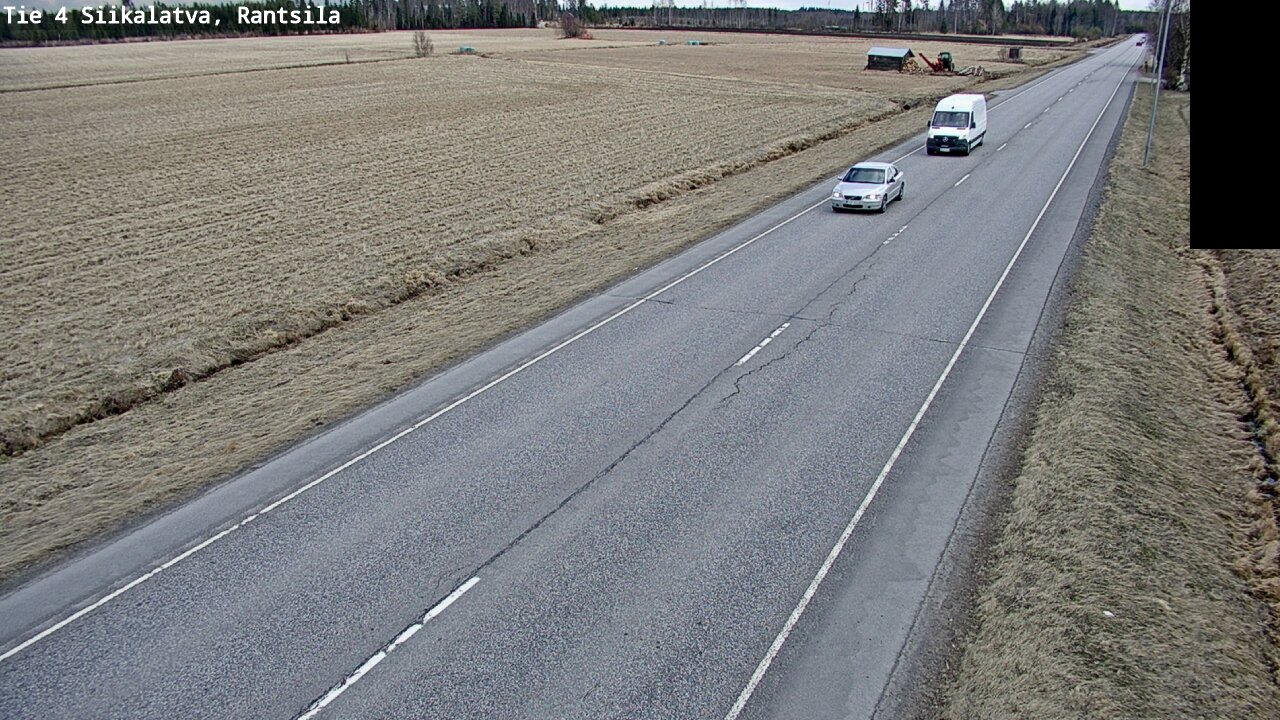 Weather Camera Image Road 4 Siikalatva, Rantsila, Siikalatva, Pohjois-Pohjanmaa