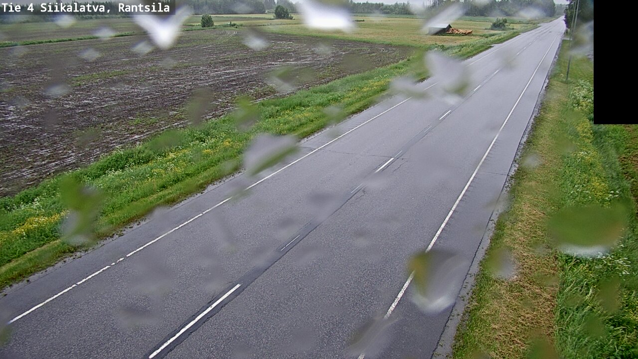 Weather Camera Image Väg 4 Siikalatva, Rantsila, Siikalatva, Pohjois-Pohjanmaa
