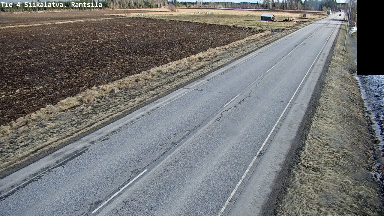 Weather Camera Image Väg 4 Siikalatva, Rantsila, Siikalatva, Pohjois-Pohjanmaa