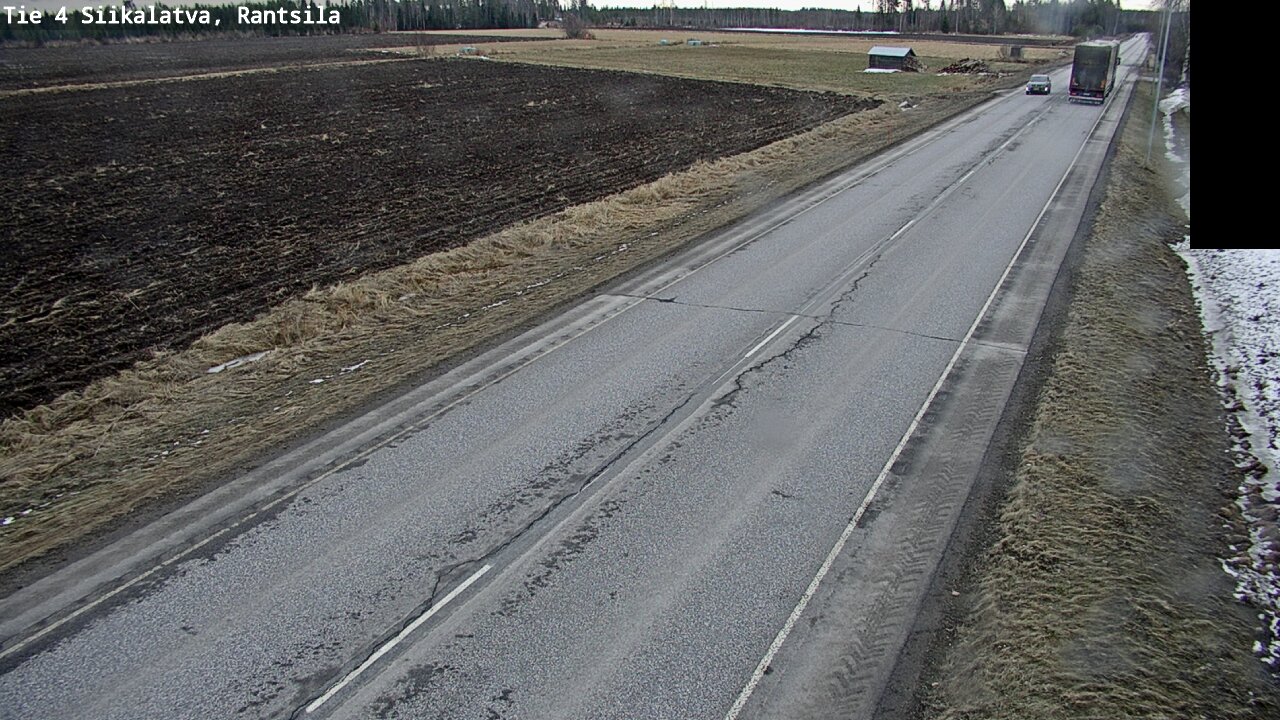 Weather Camera Image Väg 4 Siikalatva, Rantsila, Siikalatva, Pohjois-Pohjanmaa