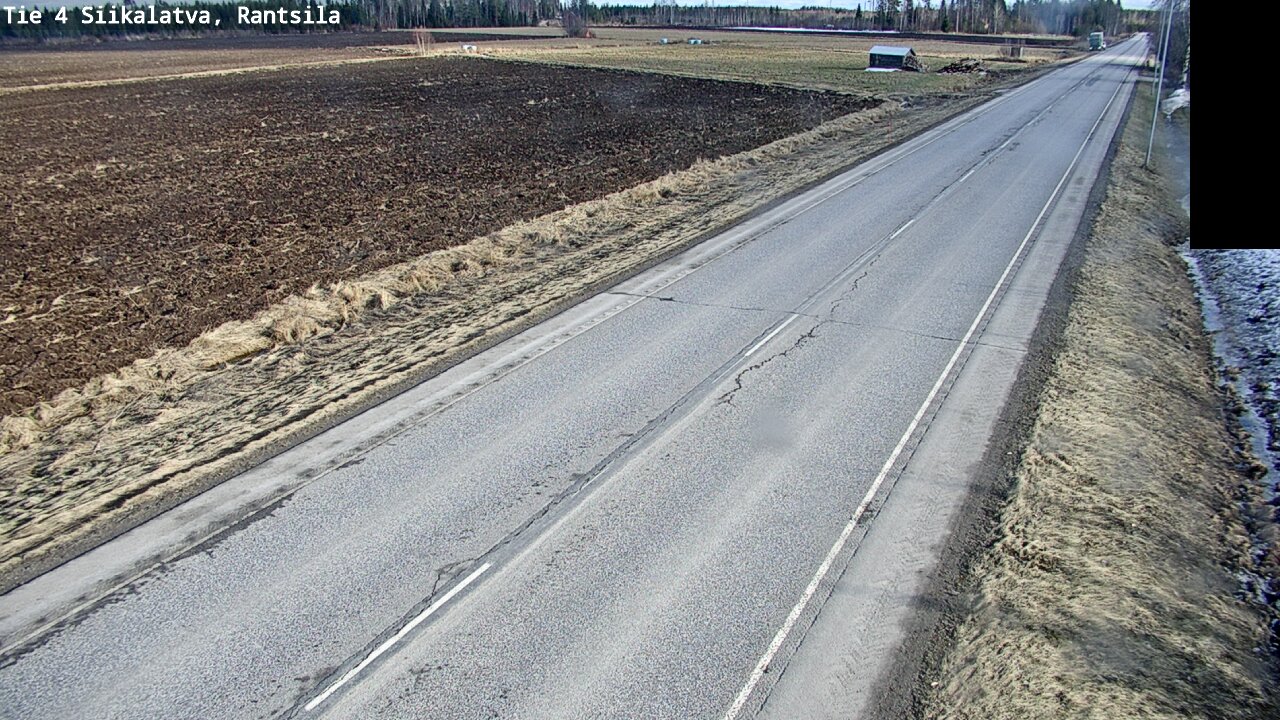 Weather Camera Image Väg 4 Siikalatva, Rantsila, Siikalatva, Pohjois-Pohjanmaa
