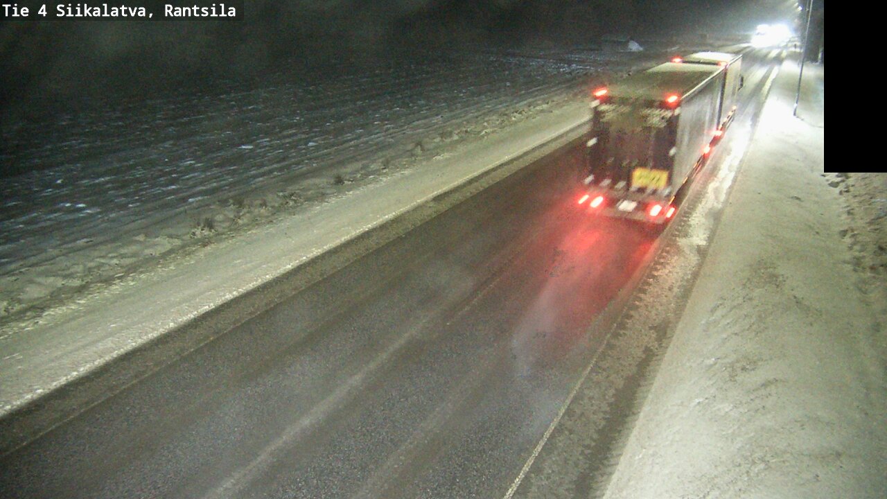 Weather Camera Image Väg 4 Siikalatva, Rantsila, Siikalatva, Pohjois-Pohjanmaa