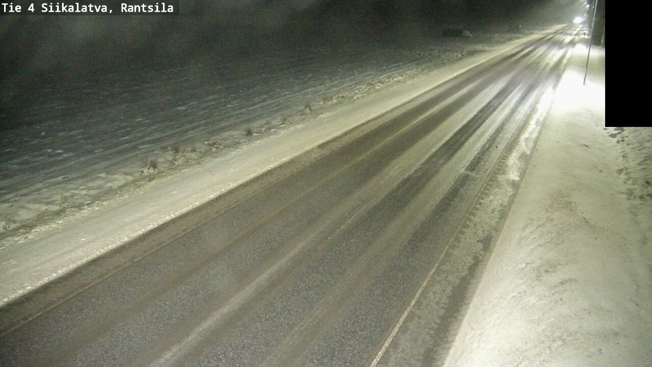 Weather Camera Image Väg 4 Siikalatva, Rantsila, Siikalatva, Pohjois-Pohjanmaa