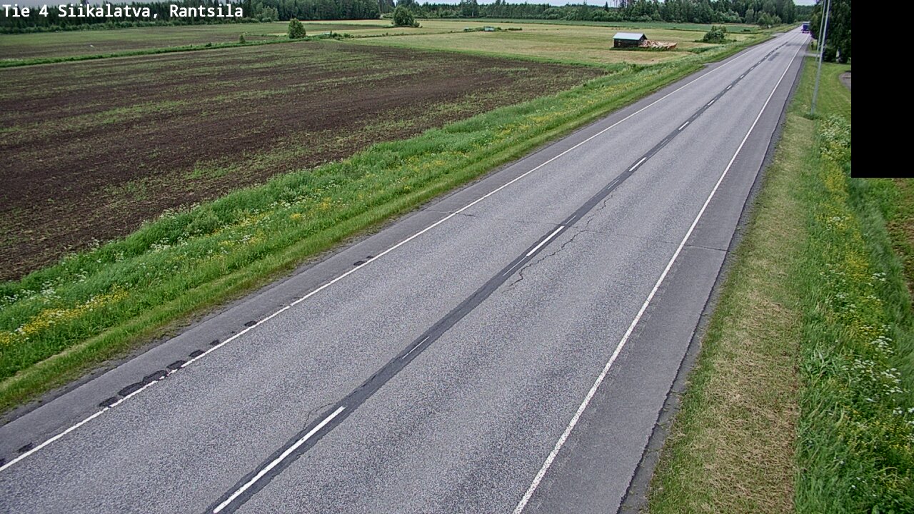 Weather Camera Image Road 4 Siikalatva, Rantsila, Siikalatva, Pohjois-Pohjanmaa