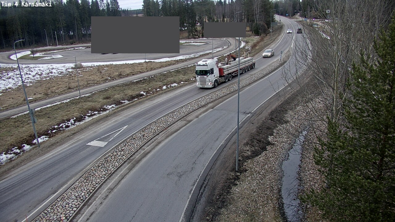 Weather Camera Image Road 4 Kärsämäki, Kärsämäki, Pohjois-Pohjanmaa