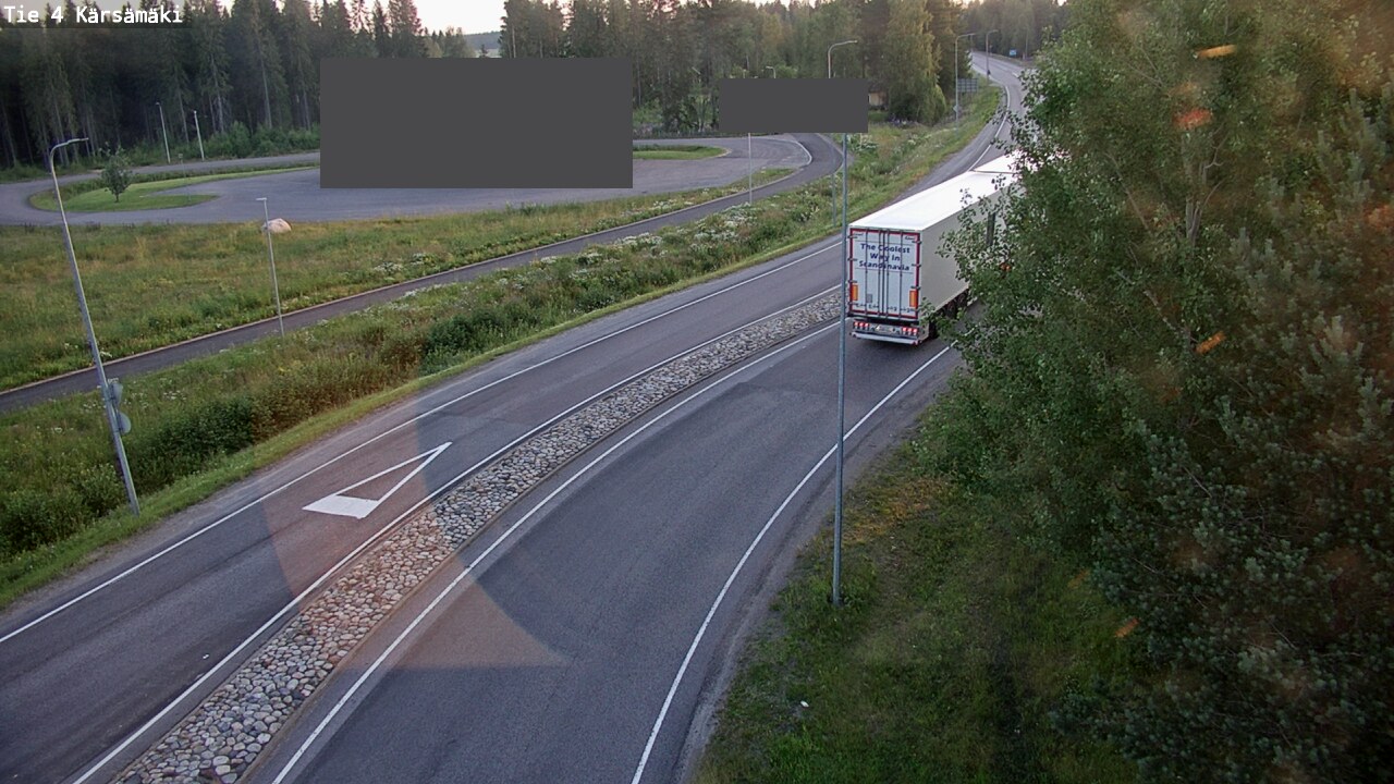 Weather Camera Image Väg 4 Kärsämäki, Kärsämäki, Pohjois-Pohjanmaa