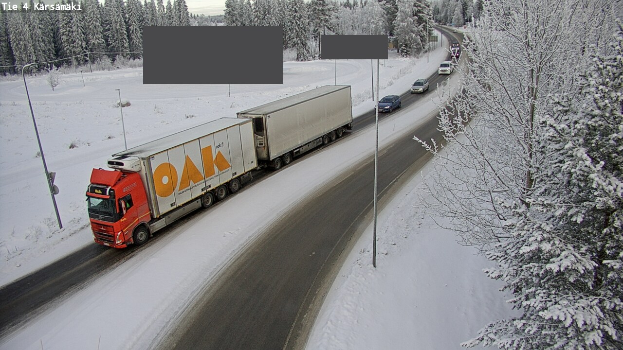 Weather Camera Image Road 4 Kärsämäki, Kärsämäki, Pohjois-Pohjanmaa