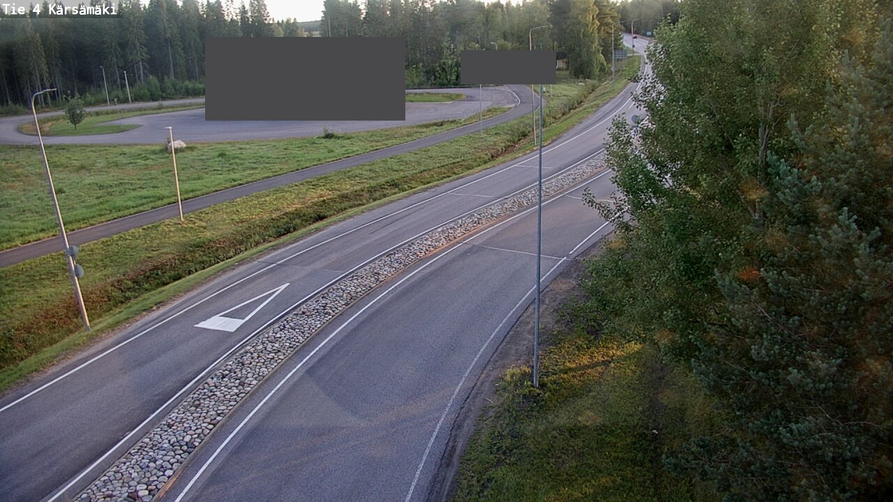 Weather Camera Image Road 4 Kärsämäki, Kärsämäki, Pohjois-Pohjanmaa