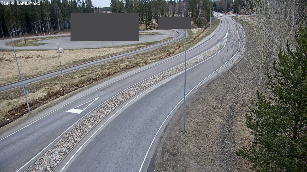 Weather Camera Image Väg 4 Kärsämäki, Kärsämäki, Pohjois-Pohjanmaa
