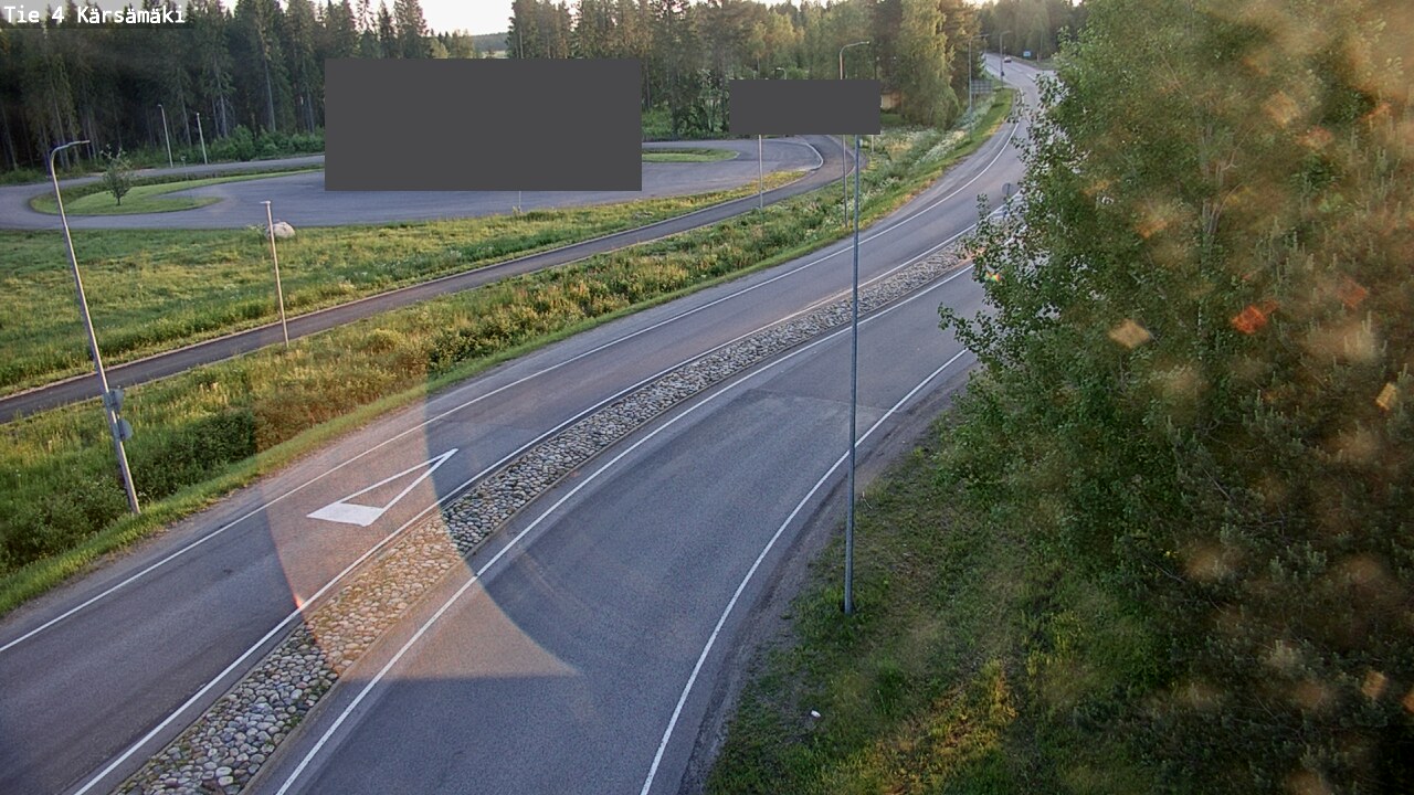 Weather Camera Image Road 4 Kärsämäki, Kärsämäki, Pohjois-Pohjanmaa