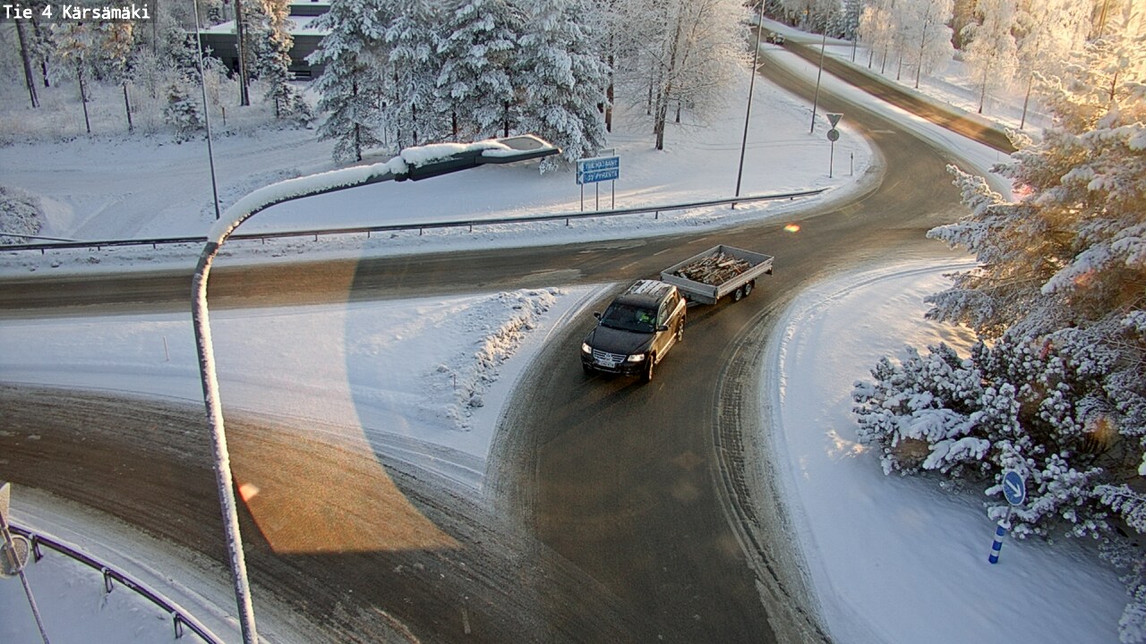 Weather Camera Image Road 4 Kärsämäki, Kärsämäki, Pohjois-Pohjanmaa