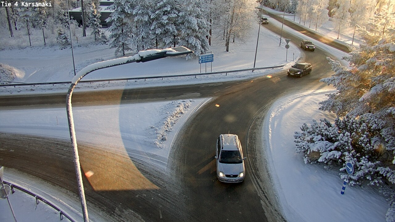 Weather Camera Image Road 4 Kärsämäki, Kärsämäki, Pohjois-Pohjanmaa