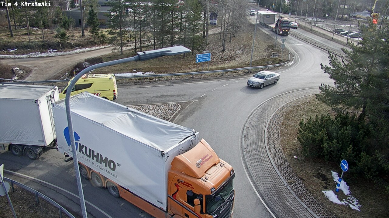 Weather Camera Image Road 4 Kärsämäki, Kärsämäki, Pohjois-Pohjanmaa