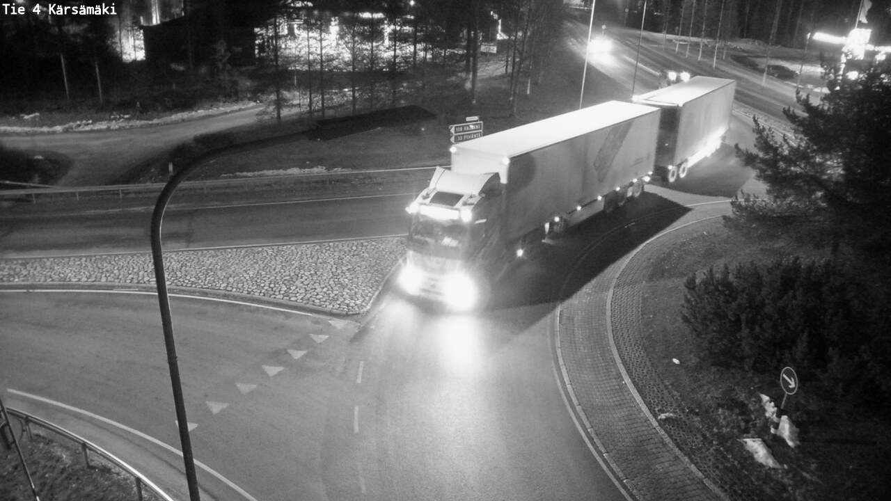 Weather Camera Image Väg 4 Kärsämäki, Kärsämäki, Pohjois-Pohjanmaa