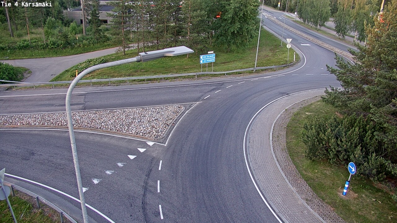 Weather Camera Image Väg 4 Kärsämäki, Kärsämäki, Pohjois-Pohjanmaa