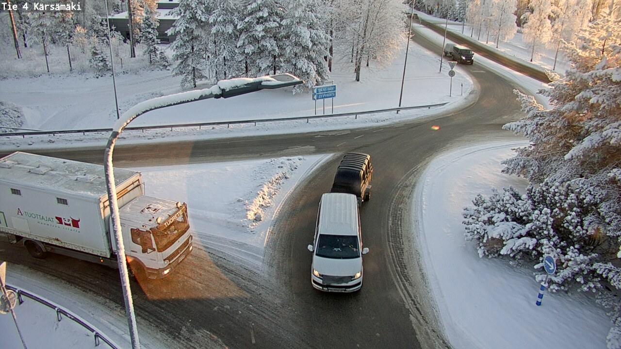 Weather Camera Image Road 4 Kärsämäki, Kärsämäki, Pohjois-Pohjanmaa
