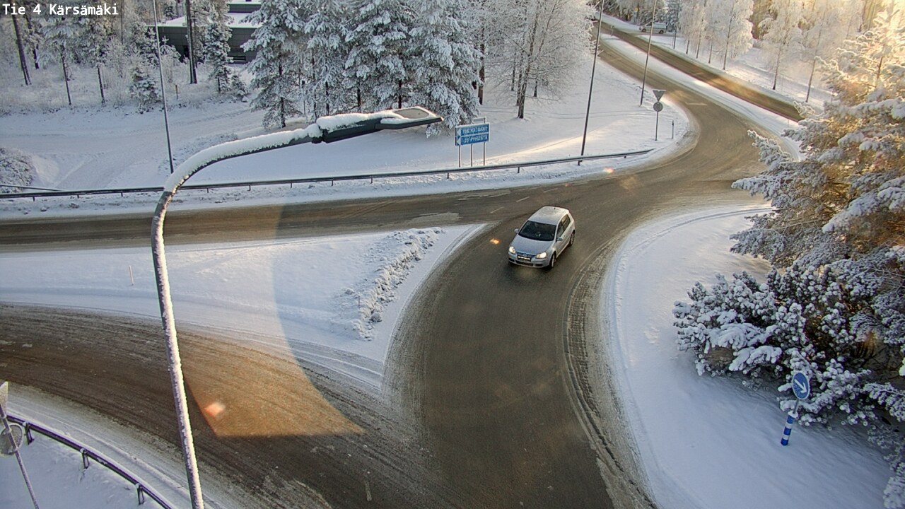 Weather Camera Image Road 4 Kärsämäki, Kärsämäki, Pohjois-Pohjanmaa