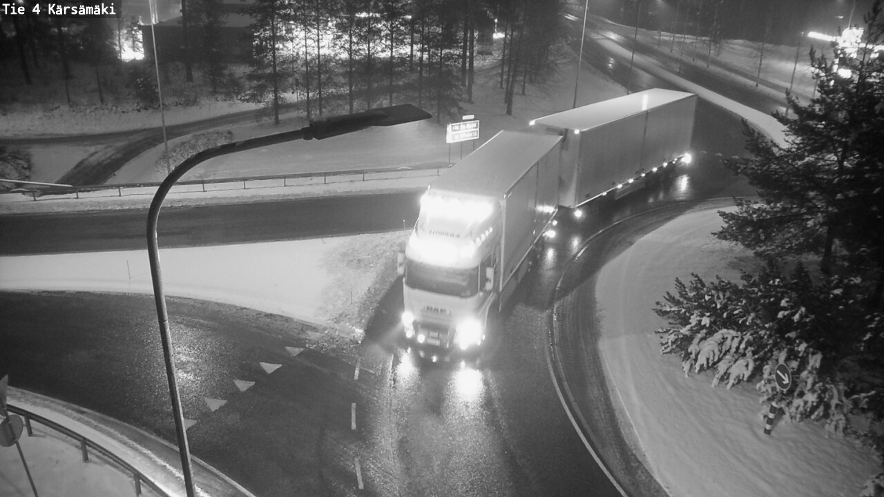 Weather Camera Image Road 4 Kärsämäki, Kärsämäki, Pohjois-Pohjanmaa
