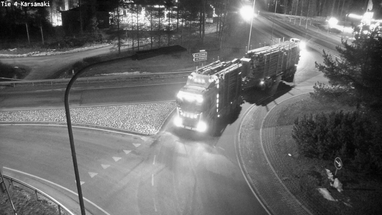 Weather Camera Image Väg 4 Kärsämäki, Kärsämäki, Pohjois-Pohjanmaa