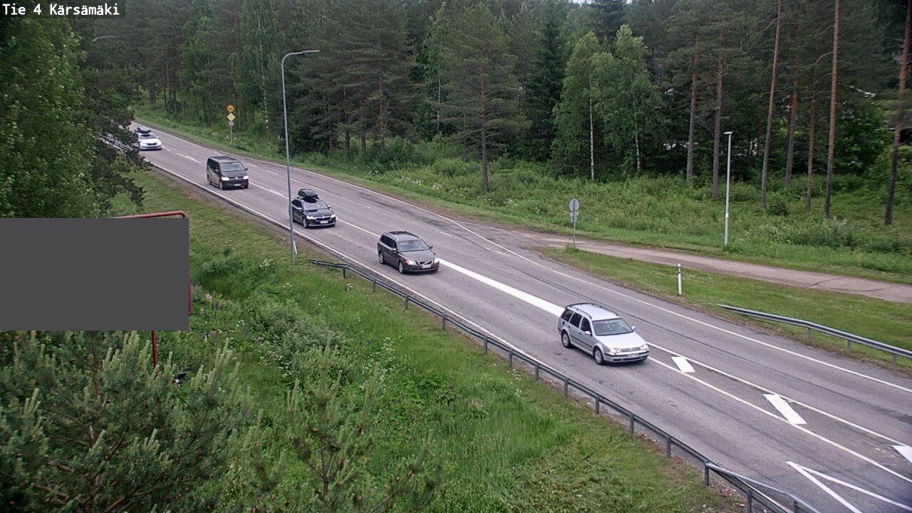 Weather Camera Image Road 4 Kärsämäki, Kärsämäki, Pohjois-Pohjanmaa
