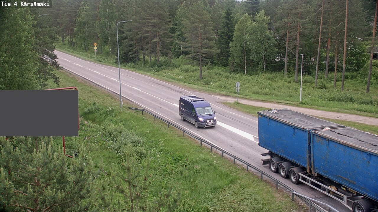 Weather Camera Image Road 4 Kärsämäki, Kärsämäki, Pohjois-Pohjanmaa