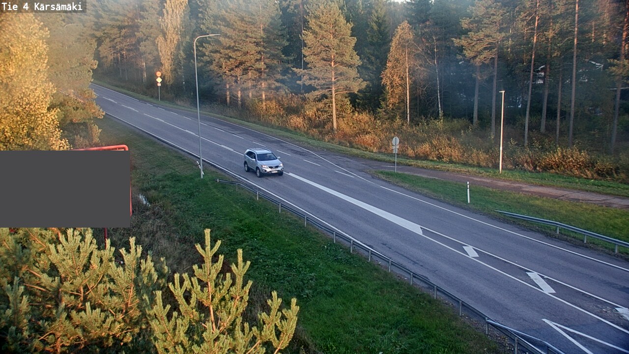 Weather Camera Image Väg 4 Kärsämäki, Kärsämäki, Pohjois-Pohjanmaa