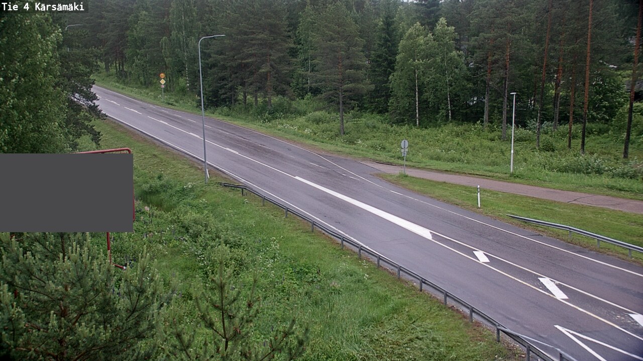 Weather Camera Image Road 4 Kärsämäki, Kärsämäki, Pohjois-Pohjanmaa