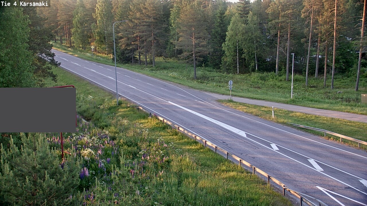 Weather Camera Image Road 4 Kärsämäki, Kärsämäki, Pohjois-Pohjanmaa