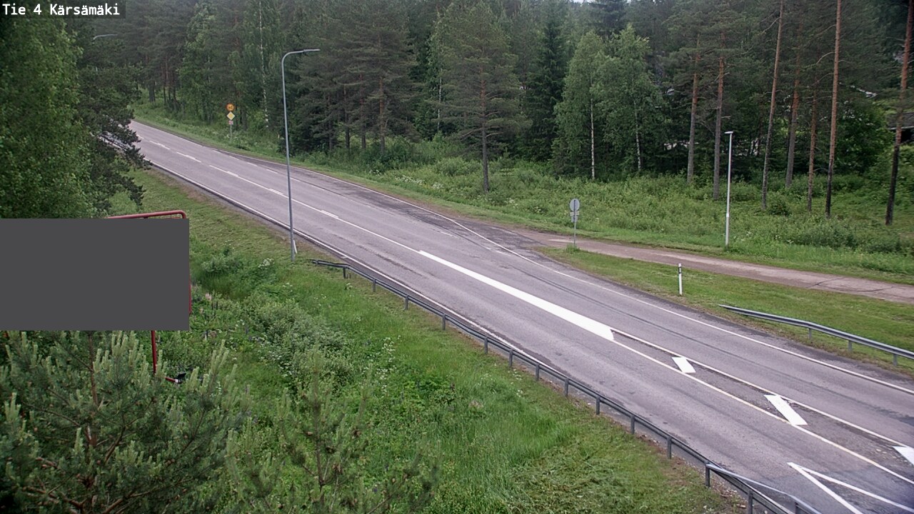 Weather Camera Image Road 4 Kärsämäki, Kärsämäki, Pohjois-Pohjanmaa
