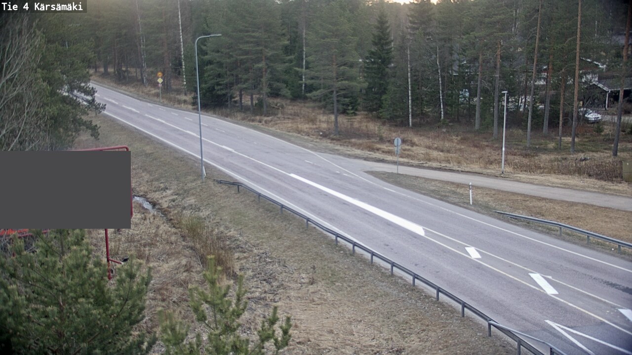 Weather Camera Image Väg 4 Kärsämäki, Kärsämäki, Pohjois-Pohjanmaa