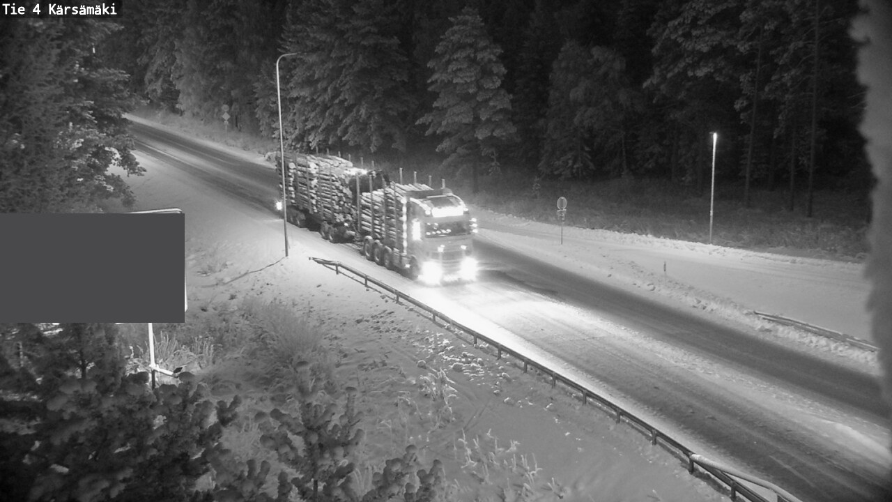 Weather Camera Image Väg 4 Kärsämäki, Kärsämäki, Pohjois-Pohjanmaa