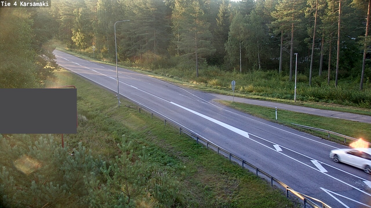 Weather Camera Image Road 4 Kärsämäki, Kärsämäki, Pohjois-Pohjanmaa