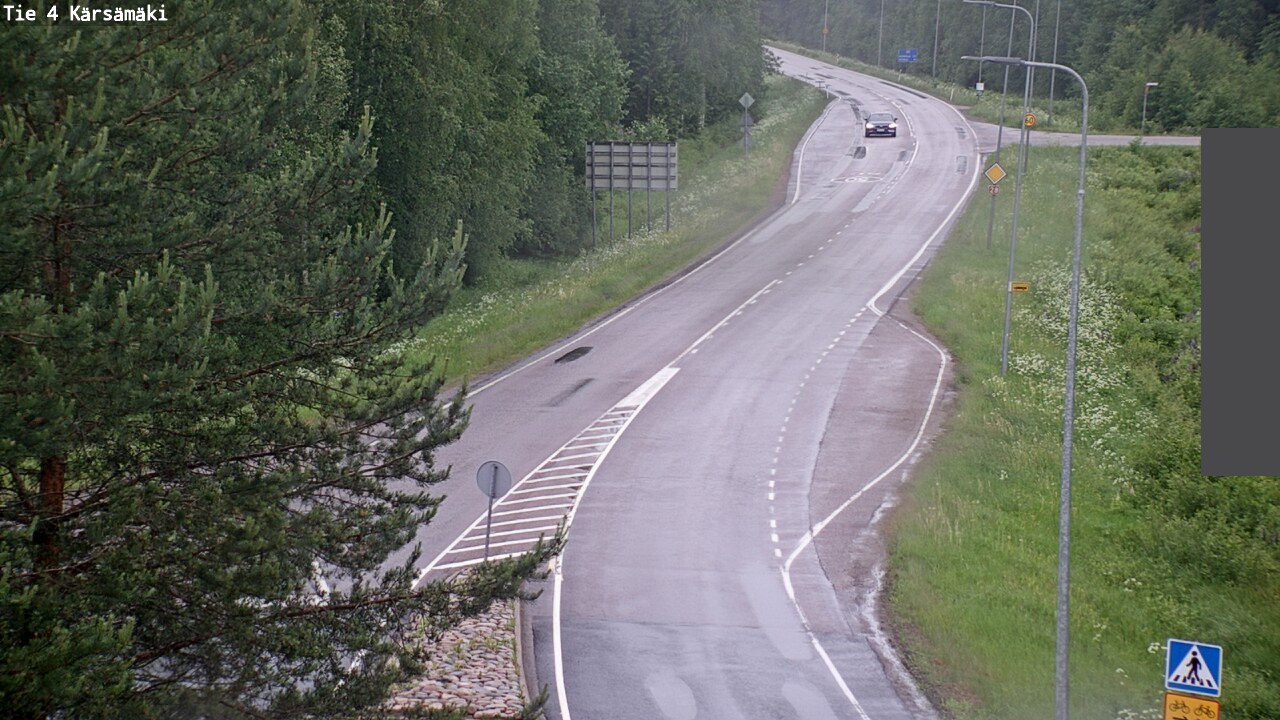 Weather Camera Image Väg 4 Kärsämäki, Kärsämäki, Pohjois-Pohjanmaa