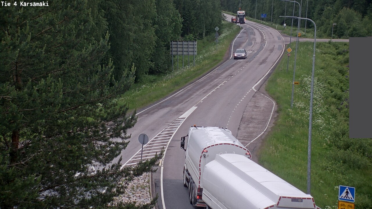 Weather Camera Image Väg 4 Kärsämäki, Kärsämäki, Pohjois-Pohjanmaa