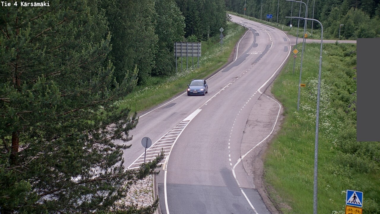 Weather Camera Image Road 4 Kärsämäki, Kärsämäki, Pohjois-Pohjanmaa
