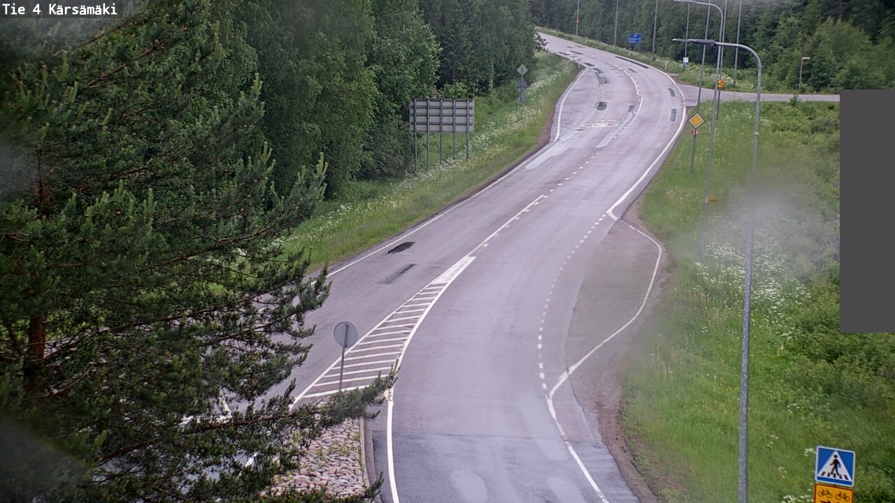 Weather Camera Image Väg 4 Kärsämäki, Kärsämäki, Pohjois-Pohjanmaa