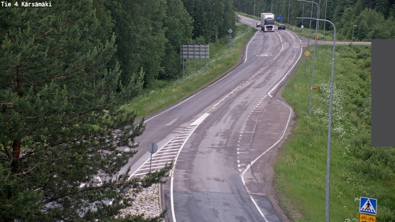 Weather Camera Image Väg 4 Kärsämäki, Kärsämäki, Pohjois-Pohjanmaa