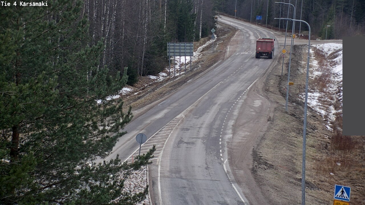 Weather Camera Image Väg 4 Kärsämäki, Kärsämäki, Pohjois-Pohjanmaa