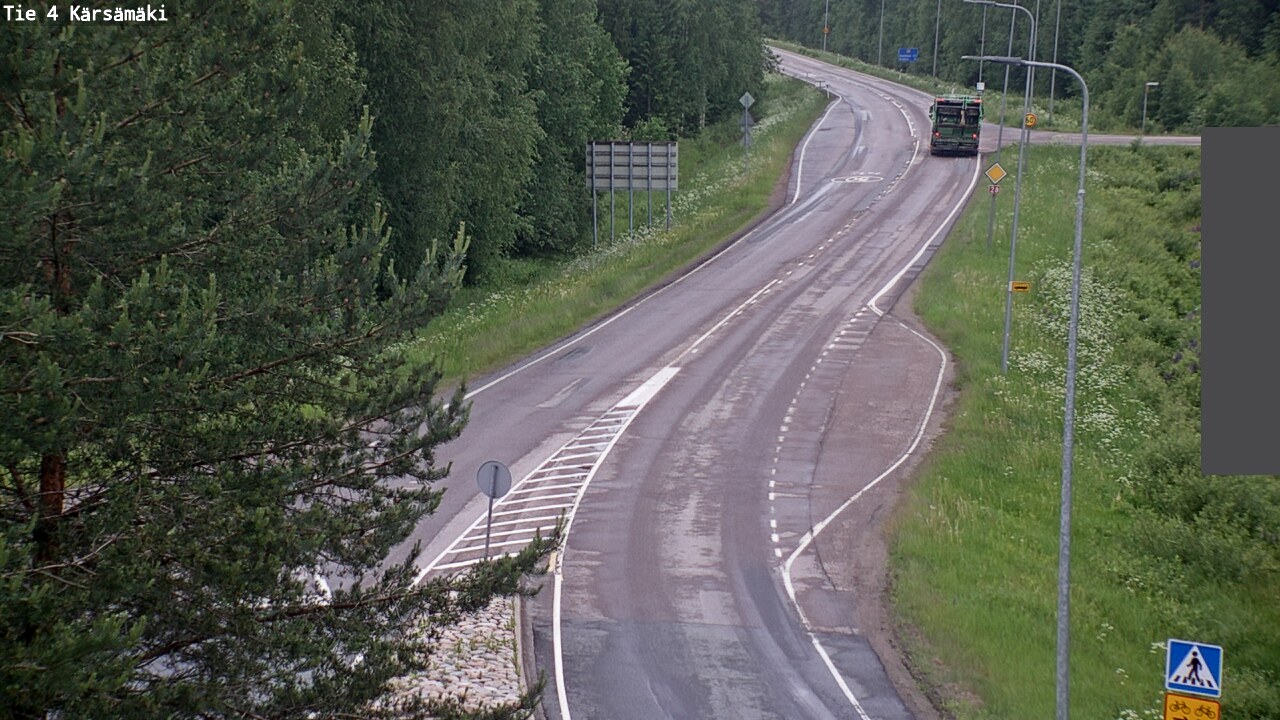 Weather Camera Image Väg 4 Kärsämäki, Kärsämäki, Pohjois-Pohjanmaa