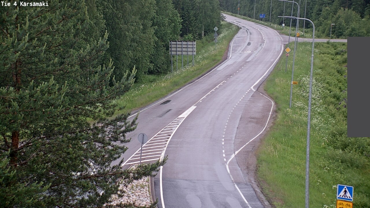 Weather Camera Image Väg 4 Kärsämäki, Kärsämäki, Pohjois-Pohjanmaa
