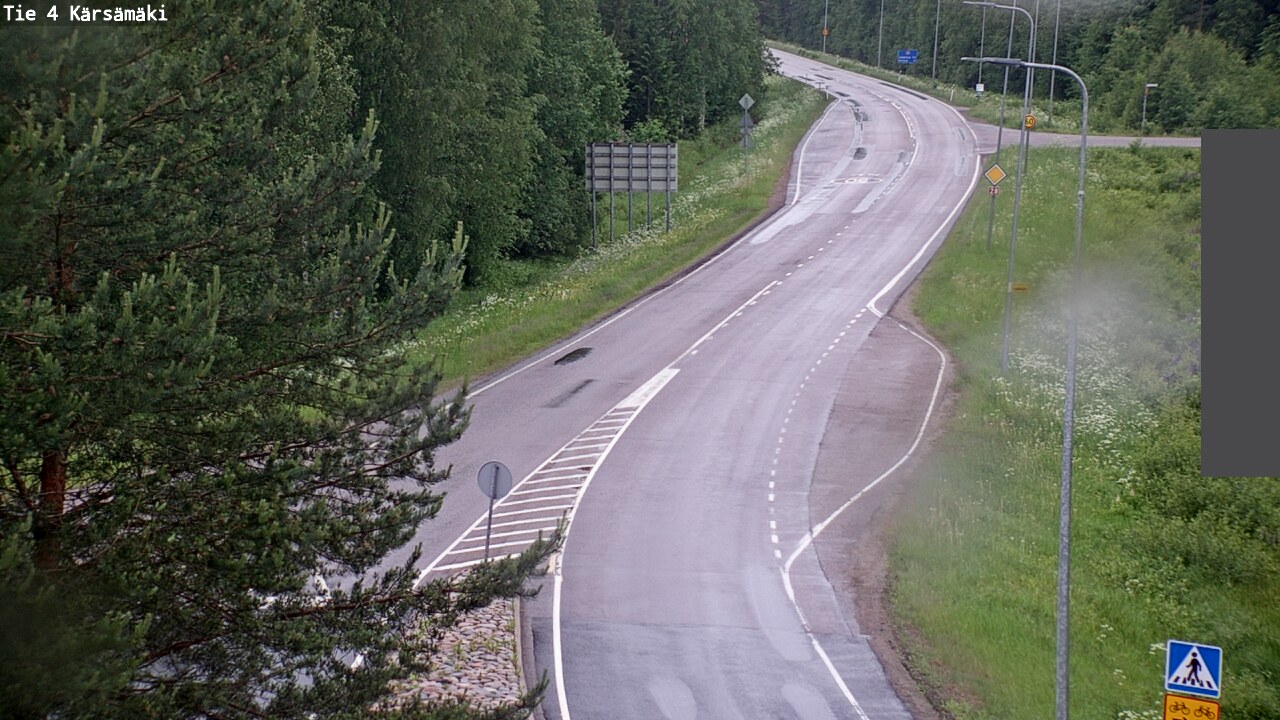 Weather Camera Image Väg 4 Kärsämäki, Kärsämäki, Pohjois-Pohjanmaa