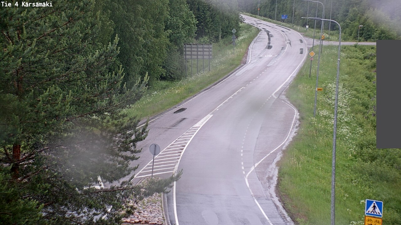Weather Camera Image Väg 4 Kärsämäki, Kärsämäki, Pohjois-Pohjanmaa
