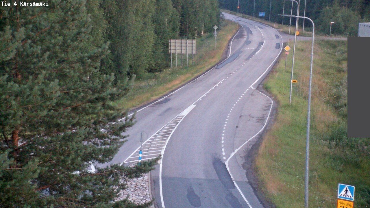 Weather Camera Image Väg 4 Kärsämäki, Kärsämäki, Pohjois-Pohjanmaa