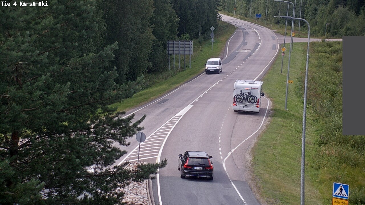 Weather Camera Image Väg 4 Kärsämäki, Kärsämäki, Pohjois-Pohjanmaa