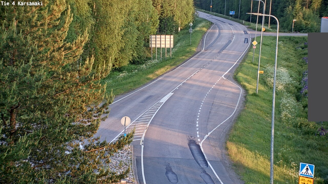 Weather Camera Image Road 4 Kärsämäki, Kärsämäki, Pohjois-Pohjanmaa