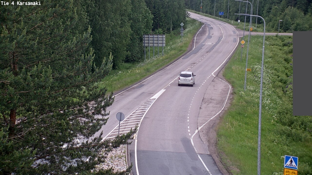 Weather Camera Image Road 4 Kärsämäki, Kärsämäki, Pohjois-Pohjanmaa