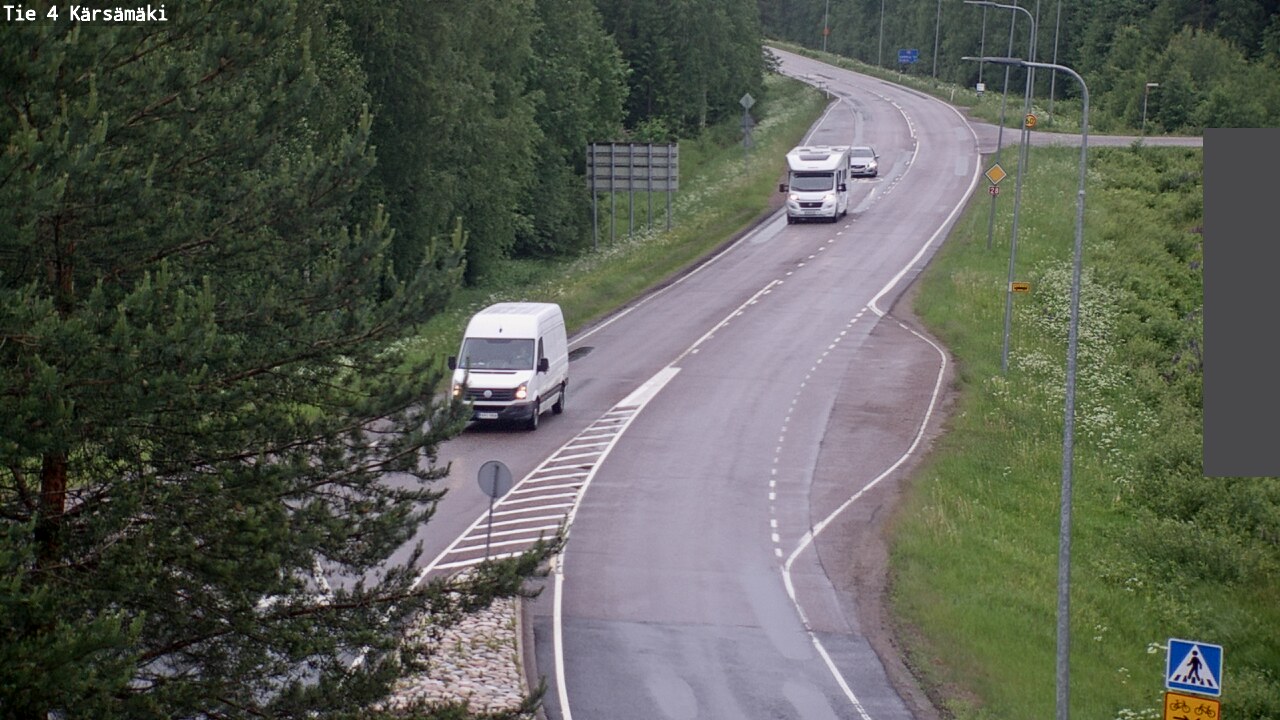 Weather Camera Image Väg 4 Kärsämäki, Kärsämäki, Pohjois-Pohjanmaa