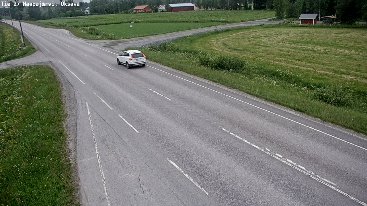 Kelikamerat Kuva Tie 27 Haapajärvi, Oksava, Haapajärvi, Pohjois-Pohjanmaa