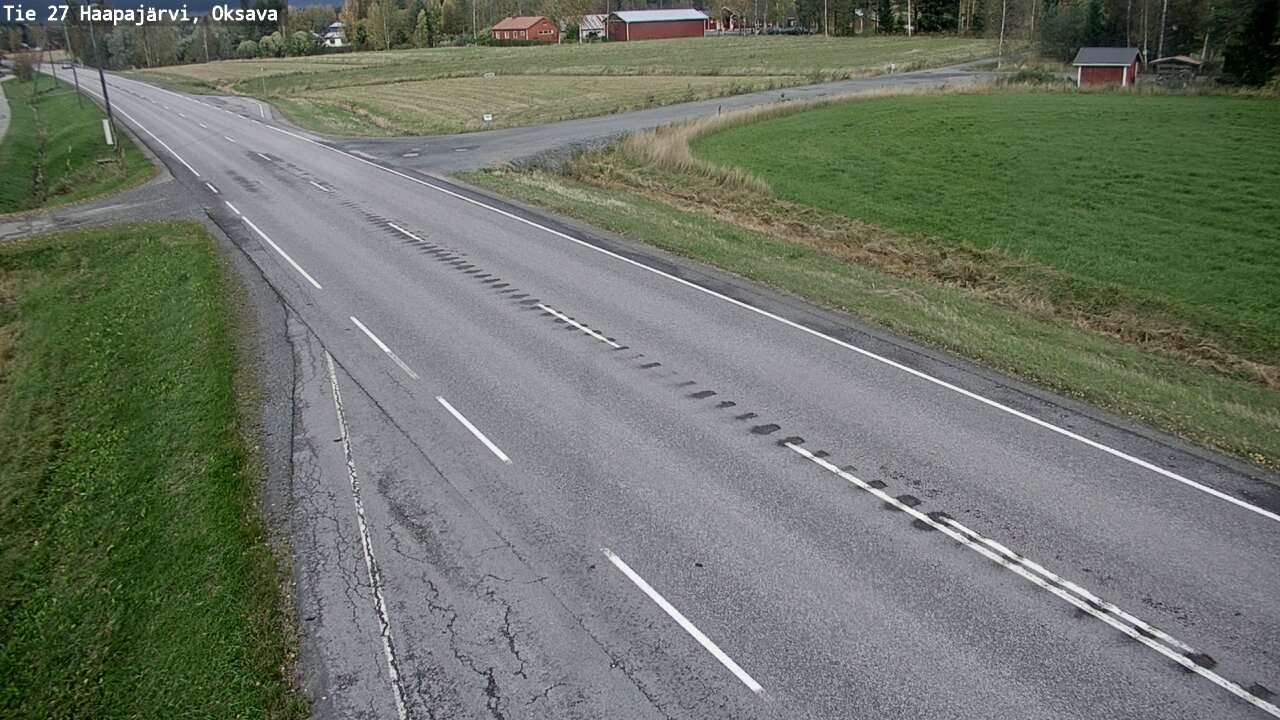 Kelikamerat Kuva Tie 27 Haapajärvi, Oksava, Haapajärvi, Pohjois-Pohjanmaa
