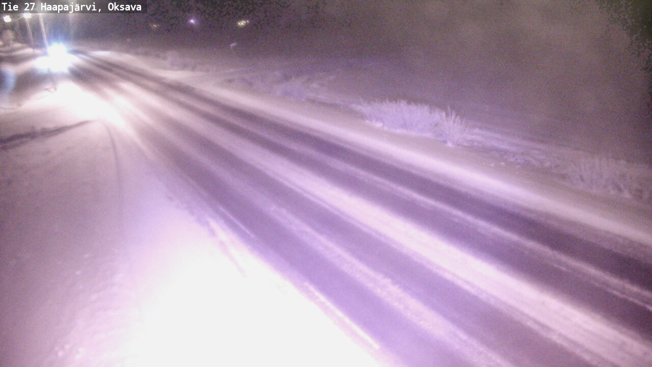 Kelikamerat Kuva Tie 27 Haapajärvi, Oksava, Haapajärvi, Pohjois-Pohjanmaa